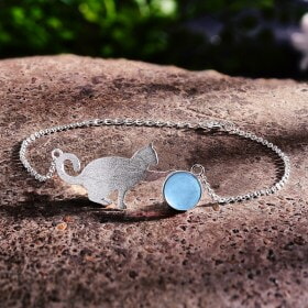 Fashion-Playing-cat-natural-stone-jewelry-bracelet (1)